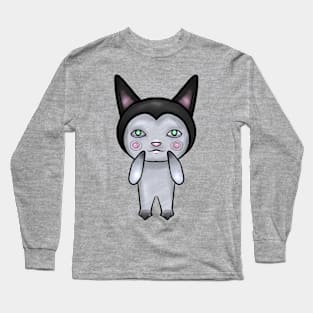 Cute Kitty Creature Long Sleeve T-Shirt